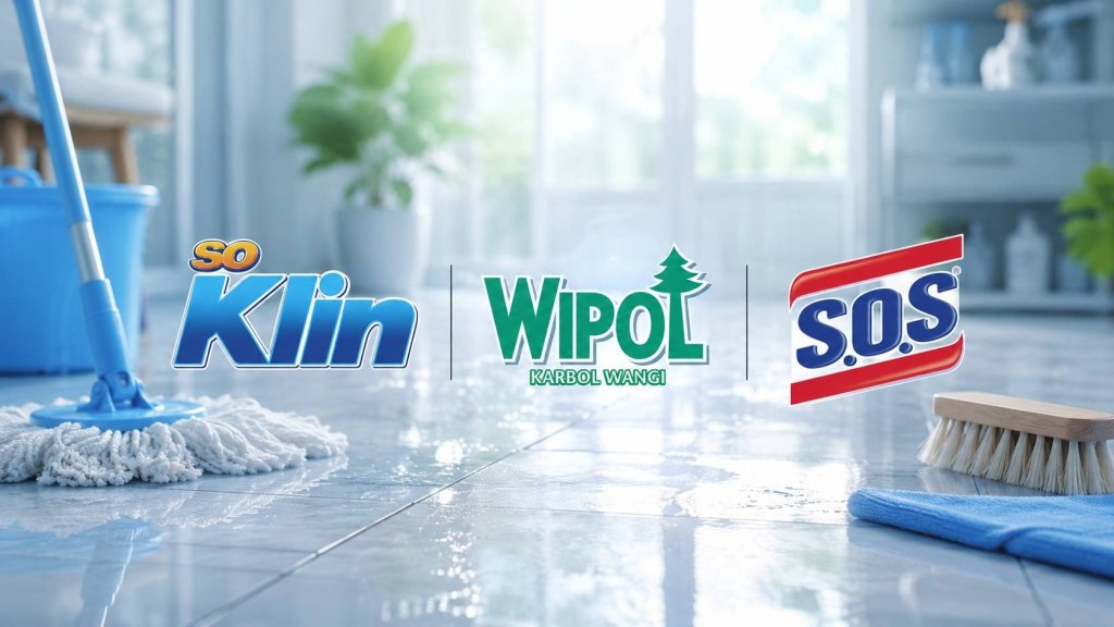 Daftar Master Brand Floor Cleaners: SoKlin, Wipol, dan SOS Jadi Sorotan