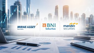 Mirae Asset, BNI Sekuritas, dan Mandiri Sekuritas Masuk Daftar Master Brand Securities Firms