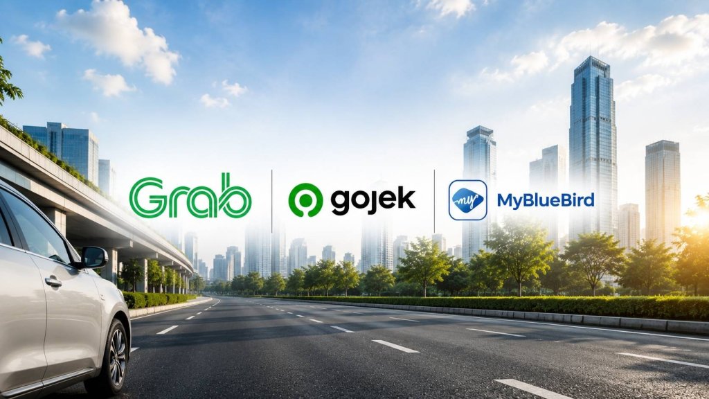 Grab, Gojek, dan MyBluebird Masuk Daftar Master Brand Online Vehicle Platforms